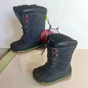 NWT Swiss Tech Toddler Black Waterproof 3M Thinsulate Snow Winter Boots Size 6